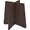 Lorell Base, f/42"/48" Dia Tops, Box 2/2, 24"x24"x29", Espresso LLR18257 - alternate 1